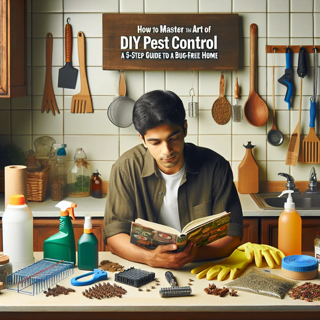 How to Master the Art of DIY Pest Control: A 5-Step Guide to a Bug-Free Home