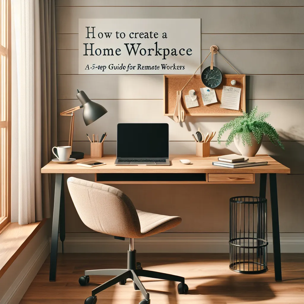 How to Create an Efficient Home Workspace: A 5-Step Guide for Remote Workers