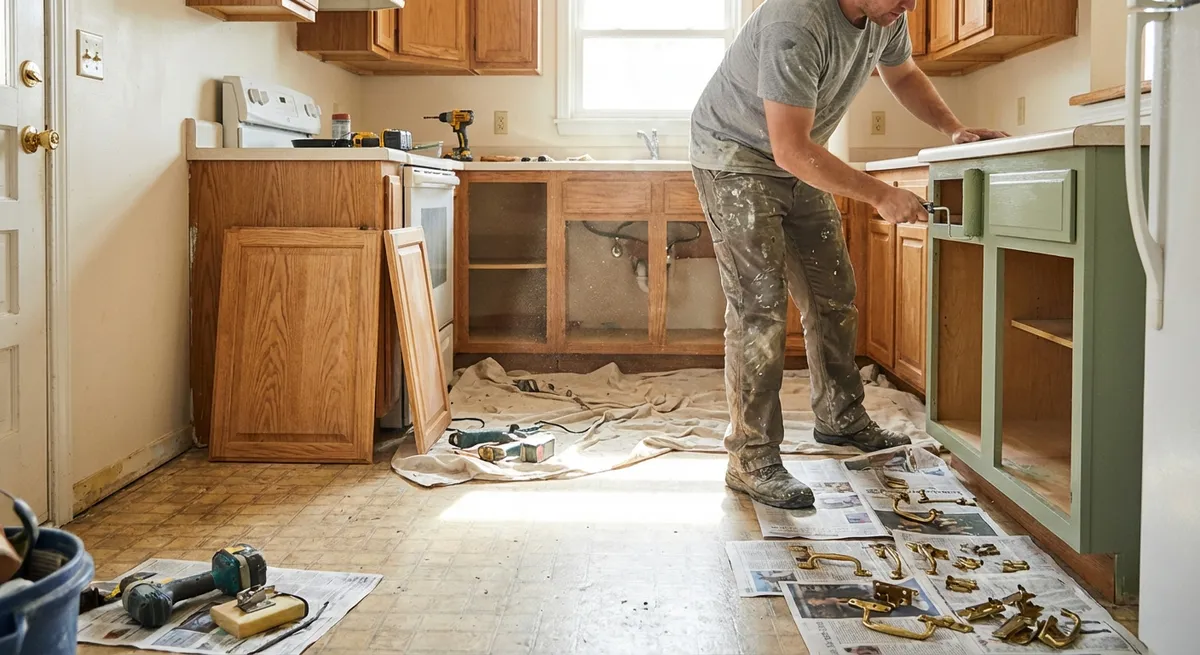Refresh Old Kitchen Cabinets Without Replacing Them