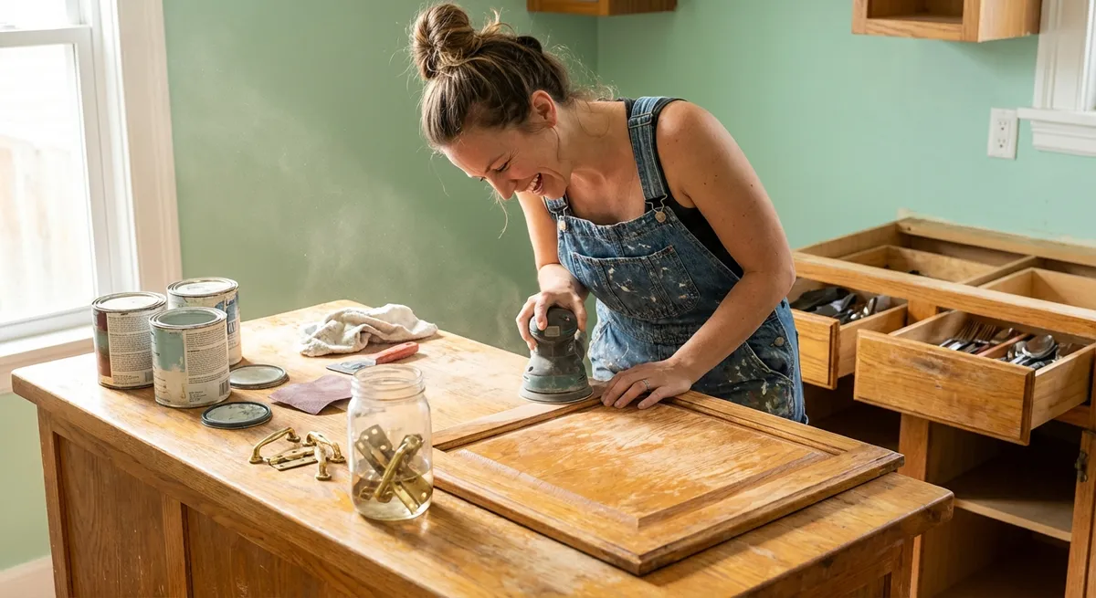 Refresh Old Kitchen Cabinets Without Replacing Them
