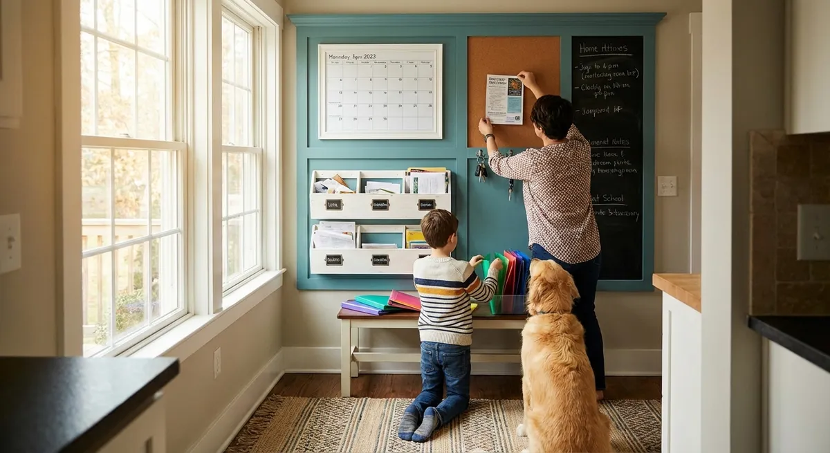 Build a Wall-Mounted Command Center to Organize Your Home