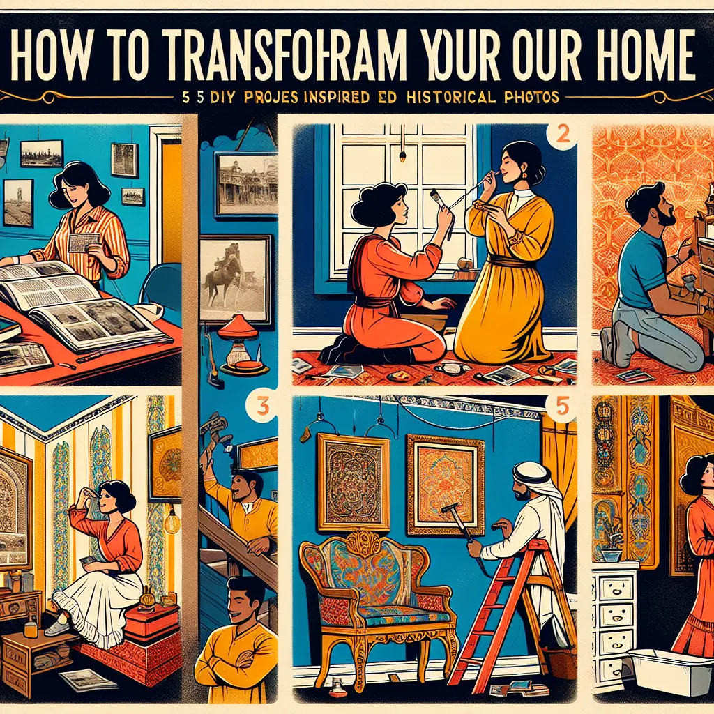 How to Transform Your Home with 5 DIY Projects Inspired by Historical Photos