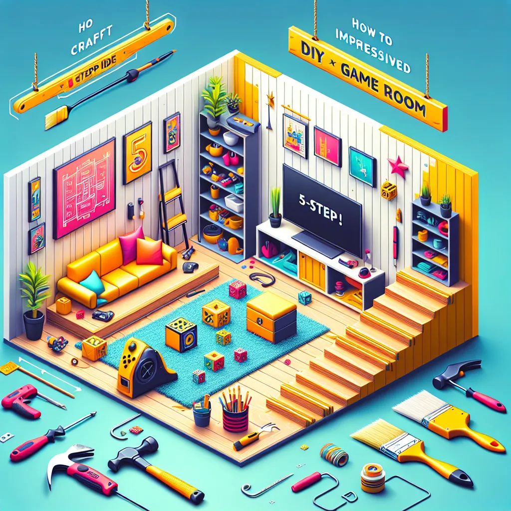 How to Craft an Impressive DIY Game Room: Your 5-Step Guide
