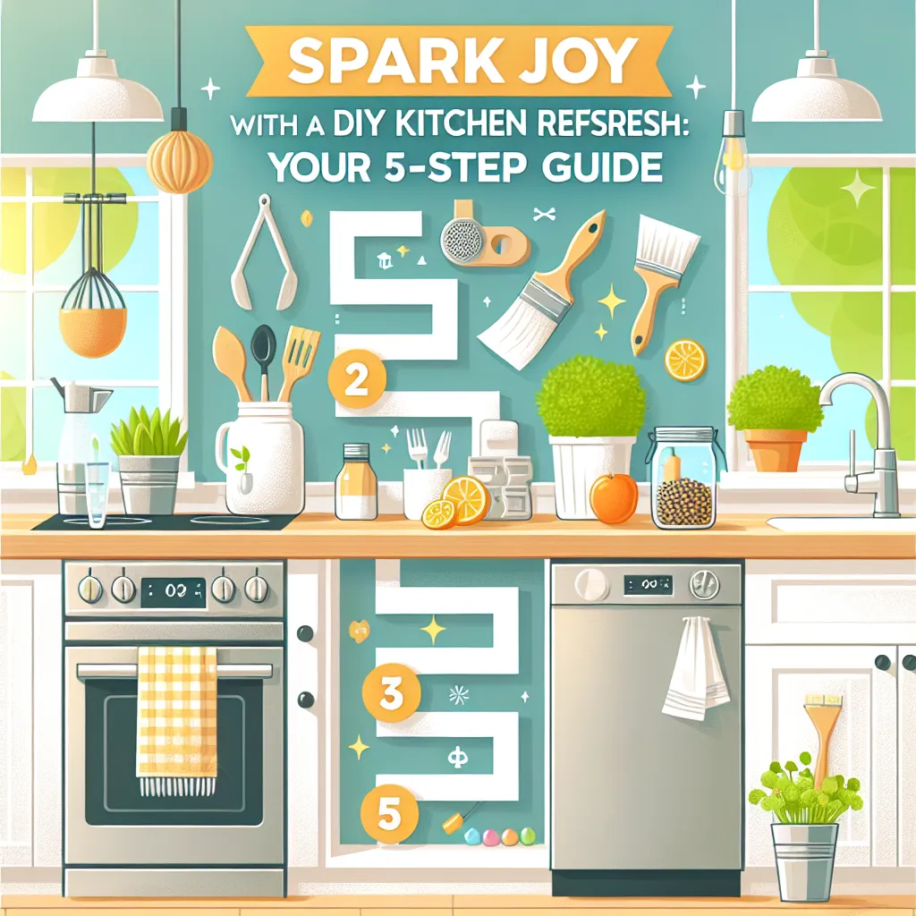 How to Spark Joy with a DIY Kitchen Refresh: Your 5-Step Guide