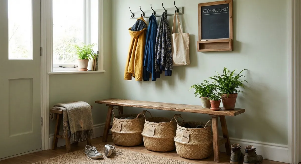 Build a Simple Entryway Drop Zone That Actually Keeps You Organized