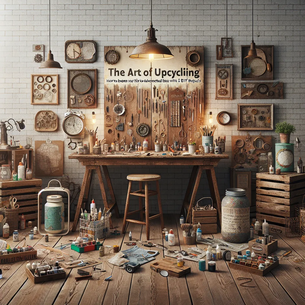 The Art of Upcycling: How to Breathe New Life into Discarded Items with 5 DIY Projects