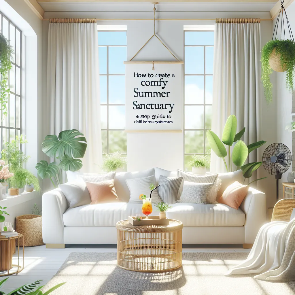How to Create a Comfy Summer Sanctuary: A 5-Step Guide to Chill Home Makeovers