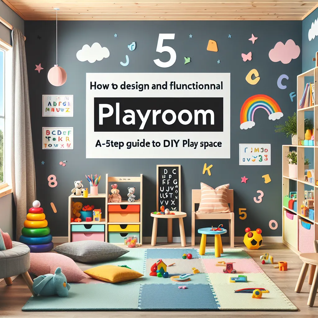 How to Design a Fun and Functional Playroom: A 5-Step Guide to DIY Play Spaces