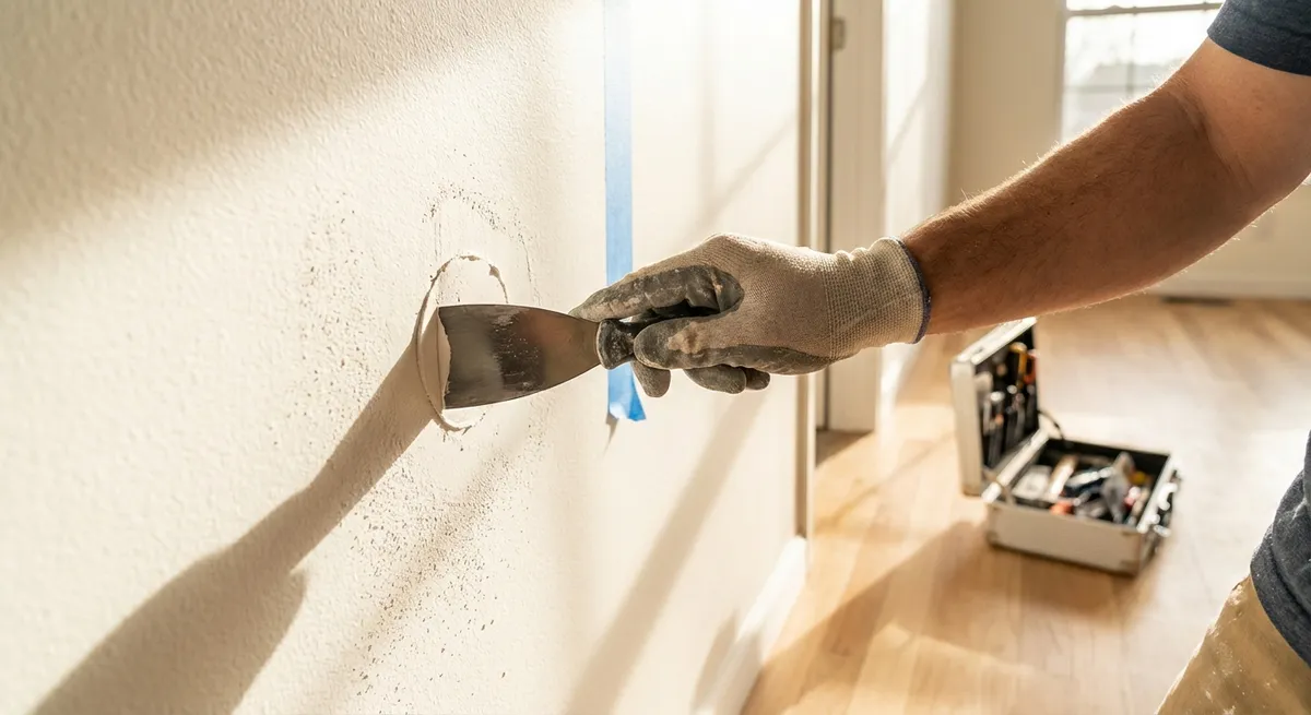 Fix a Small Wall Hole Like It Was Never There