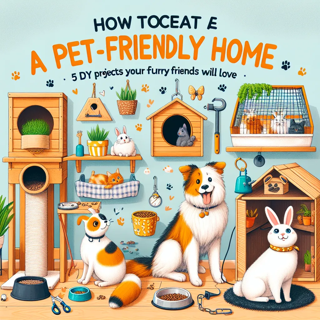 How to Create a Pet-Friendly Home: 5 DIY Projects Your Furry Friends Will Love