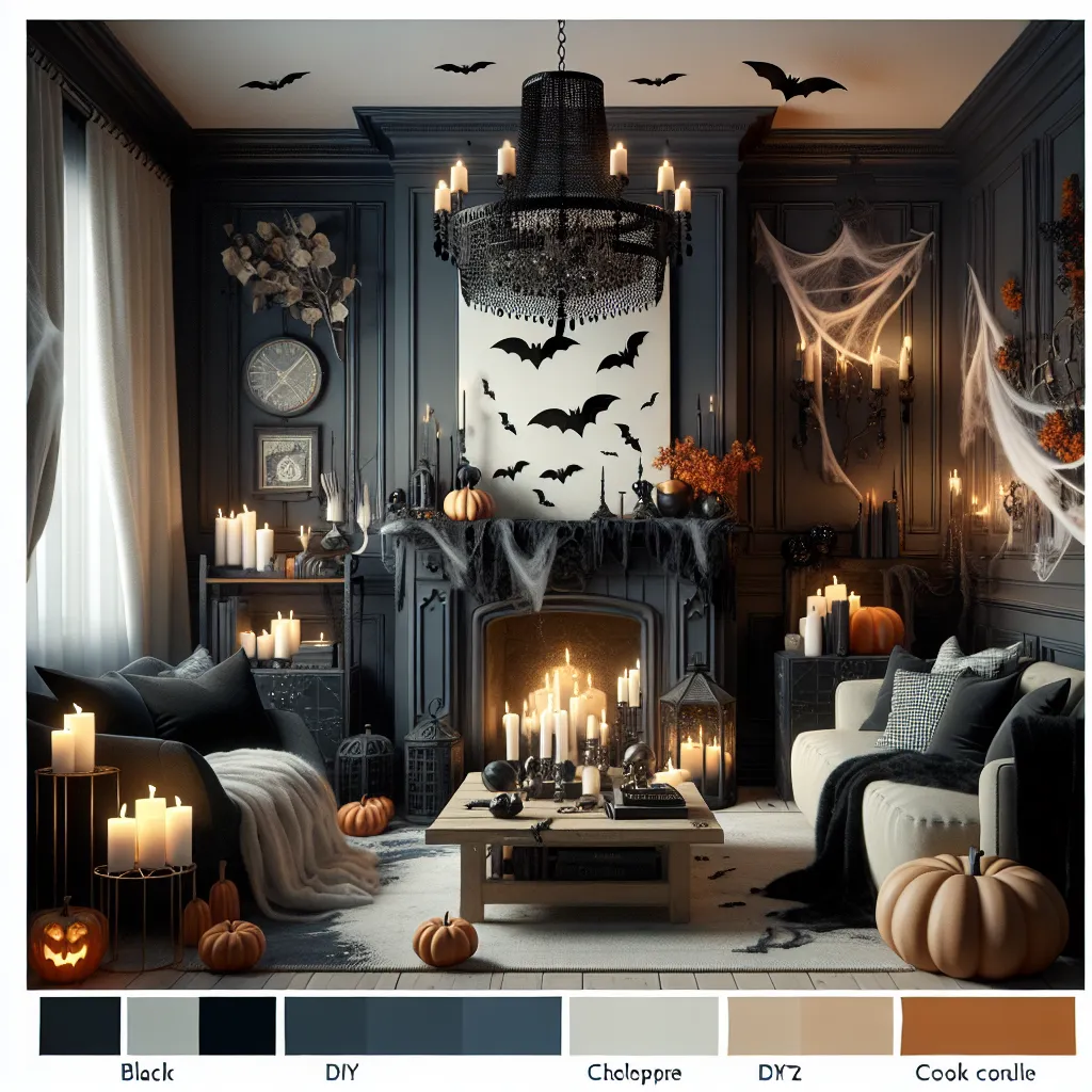 How to Craft a Spooky Yet Chic Halloween Home Decor: A 5-Step DIY Guide
