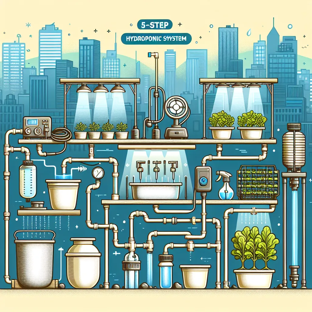 How to Build an Efficient DIY Hydroponic System: A 5-Step Guide for Urban Gardeners