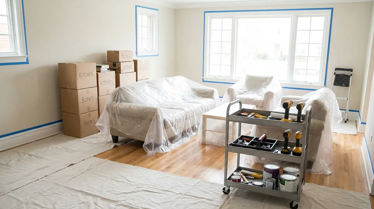Renovation Game Plan: How To Prep a Room So Work Goes Smoothly
