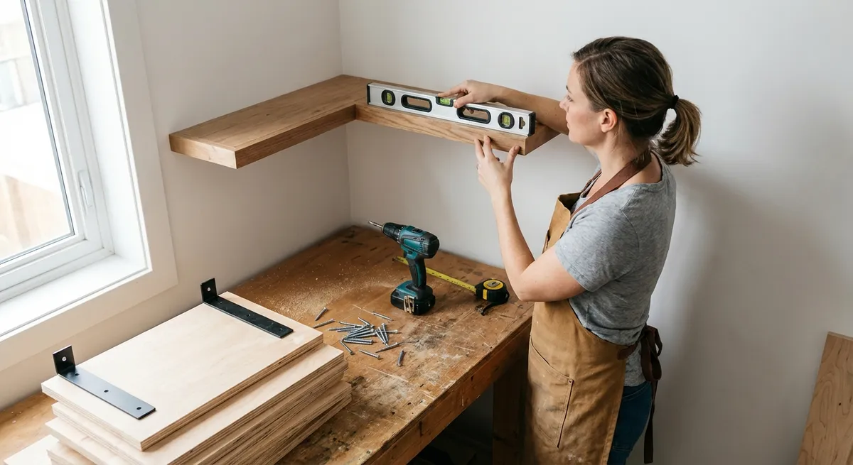 Build a Simple Floating Shelf That Actually Holds Up