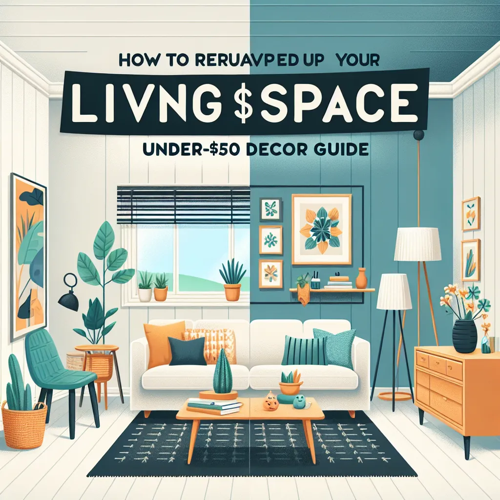 How to Revamp Your Living Space with Under-$50 Decor Pieces: A Step-By-Step Guide