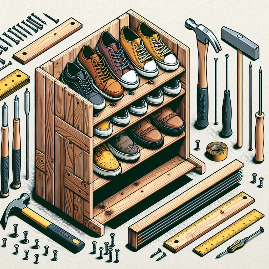 How to Create a Stylish and Functional DIY Shoe Rack in 5 Easy Steps