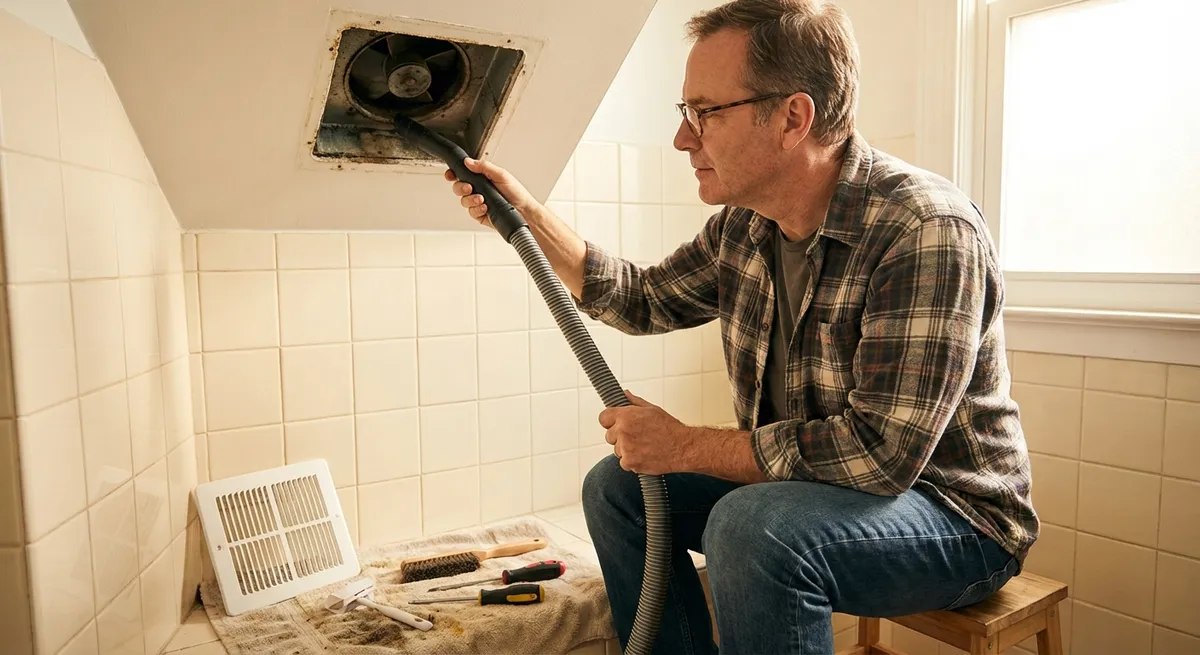Quiet Your Noisy Bathroom Fan and Make It Work Like New