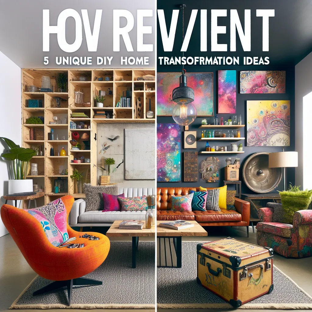 How to Reinvent Your Space: 5 Unique DIY Home Transformation Ideas