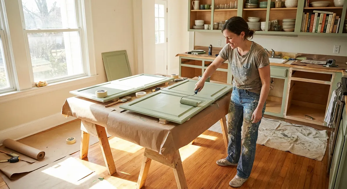 Paint Kitchen Cabinets Like a Pro (Without a Full Remodel)