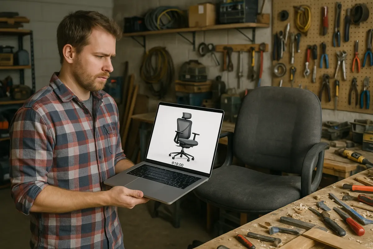 Why an $1,800 Office Chair Went Viral — And What It Teaches DIYers About Choosing Better Gear