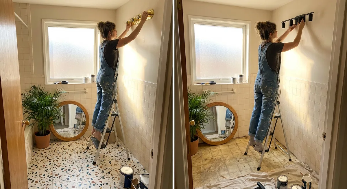 Refresh a Tired Bathroom Without Touching the Plumbing