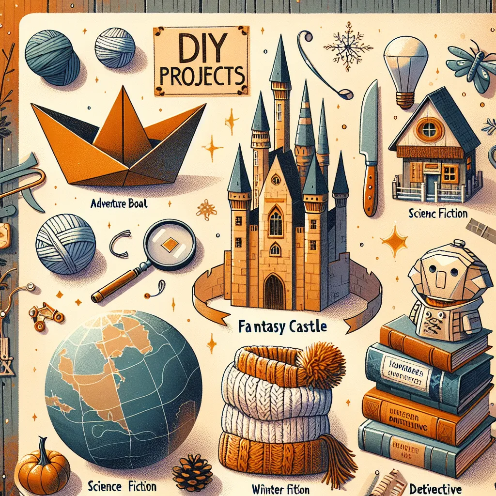 How to Immerse Yourself in a Novel Concept: 5 DIY Projects Inspired by Best-Selling Books