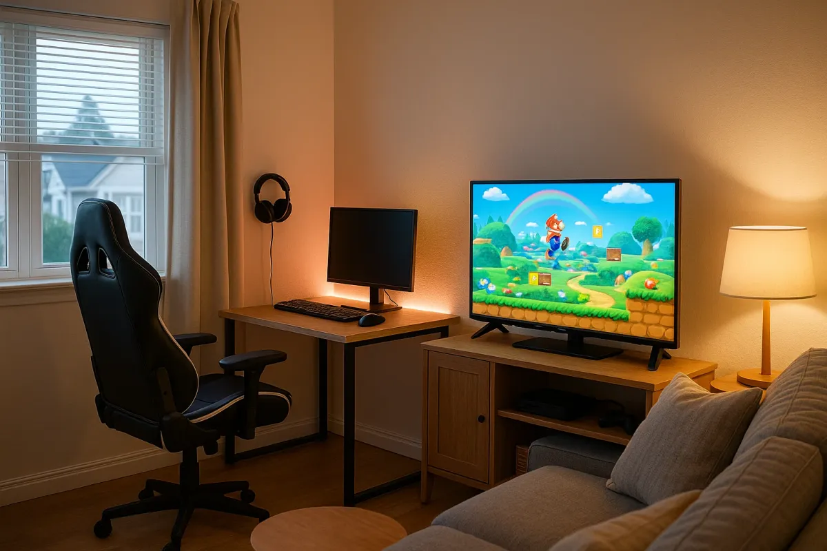 How To Build A Simple Gaming Nook At Home (Without A Full Renovation)