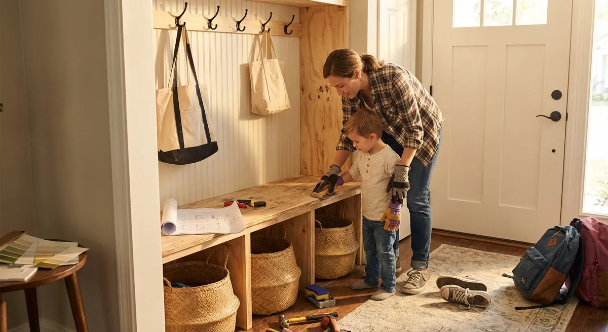 Build a Weekend-Friendly DIY Entryway Drop Zone That Actually Gets Used