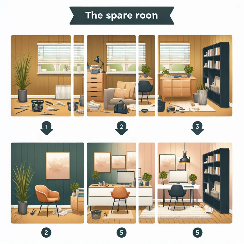 How to Convert Your Spare Room into a Chic Home Office in 5 Easy Steps