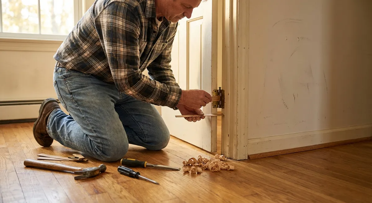 Fix a Sagging Interior Door So It Closes Smoothly Again