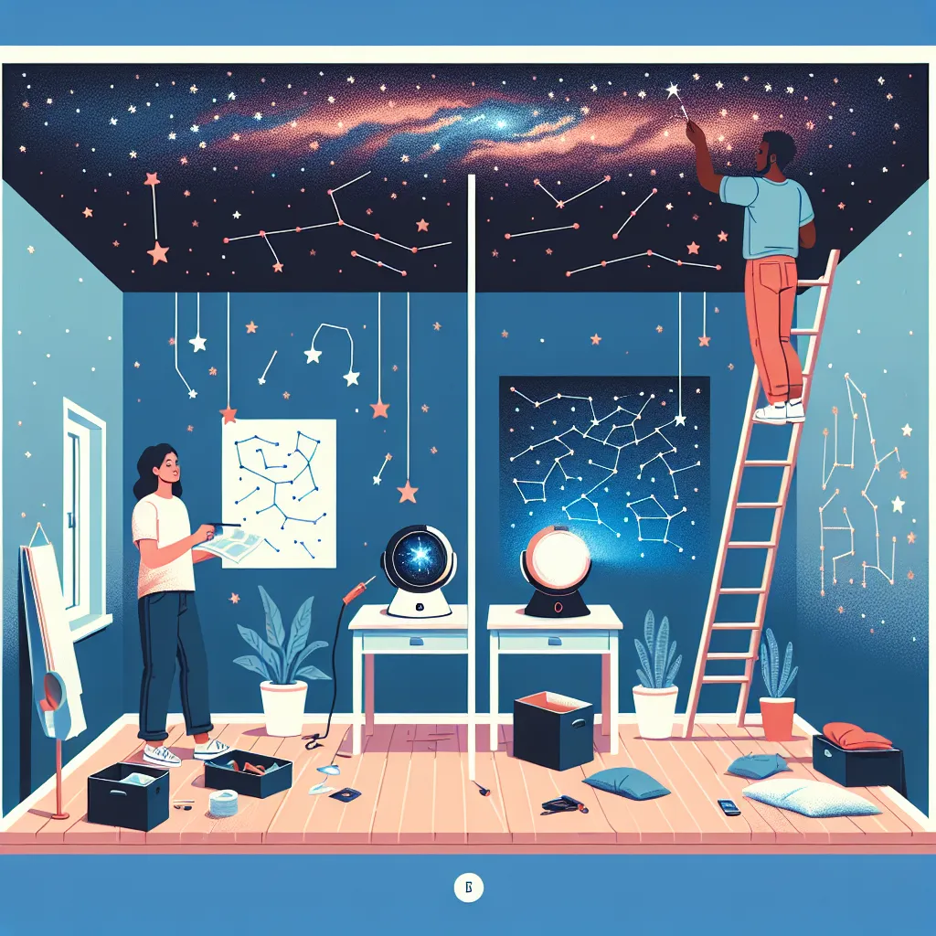 How to Create a DIY Home Planetarium: A 5-Step Guide to Starry Night Interiors