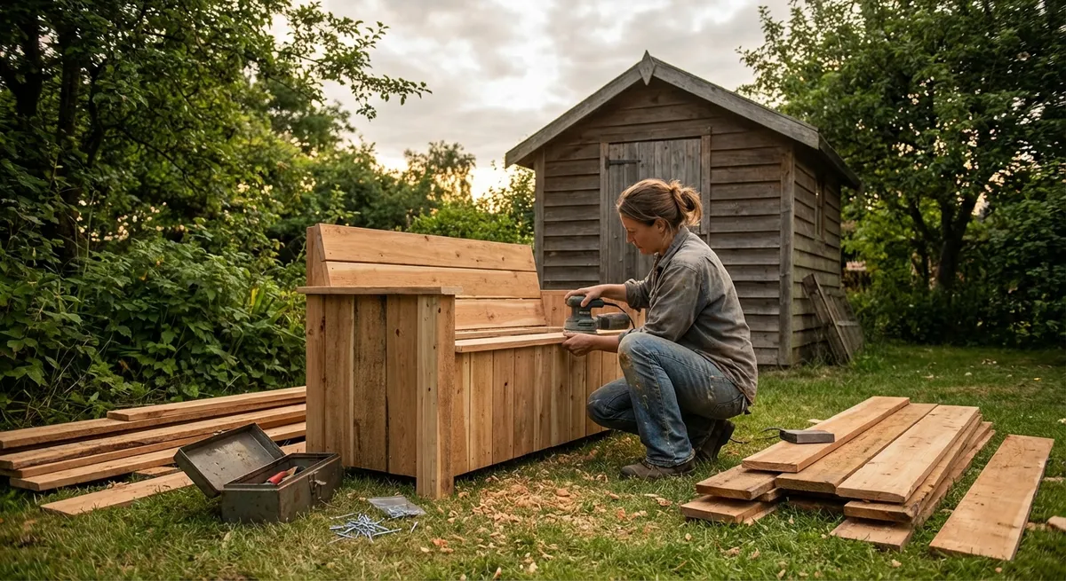 Build a Simple Backyard Storage Bench You’ll Actually Use