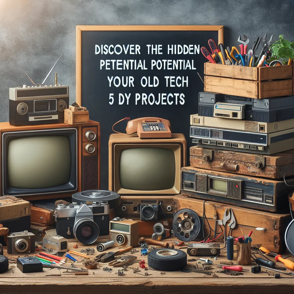 Discover the Hidden Potential of Your Old Tech: 5 DIY Projects