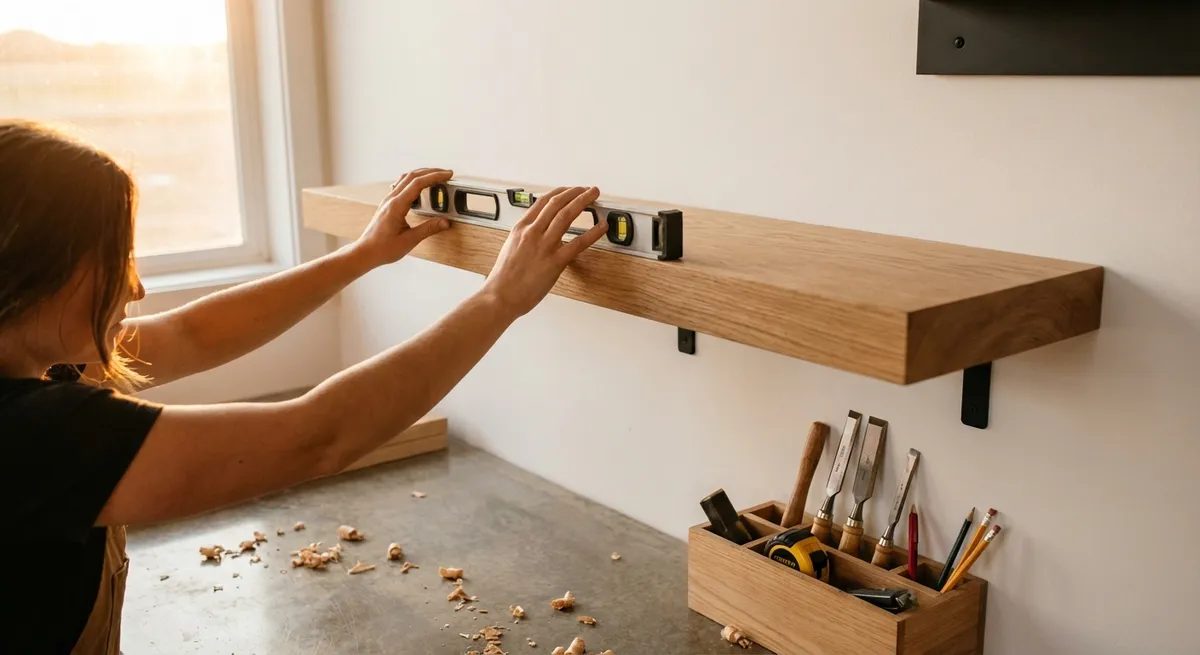 Build a Simple Floating Shelf That Actually Holds Up