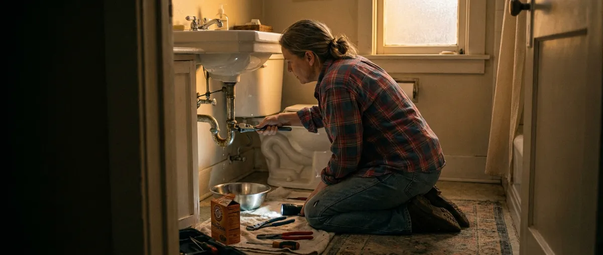 Fix a Slow Sink Drain Without Calling a Plumber