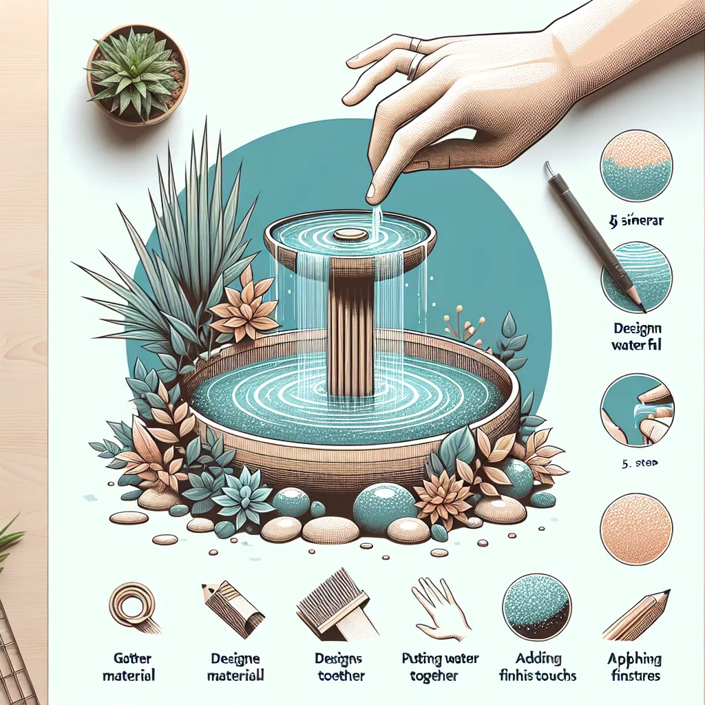 How to Create a Home Oasis with a DIY Indoor Water Feature in 5 Simple Steps