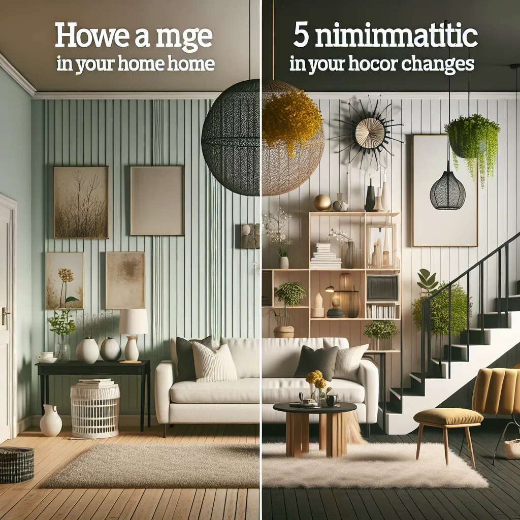 How to Net a Huge Impact in Your Home With 5 Minimalistic Changes
