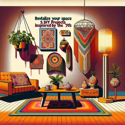 Revitalize Your Space: 5 DIY Projects Inspired by the 70s