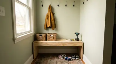 Build a Simple Entryway Drop Zone That Tames Everyday Clutter