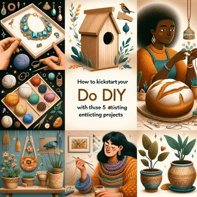 How to Kickstart Your DIY Journey with These 5 Enticing Projects