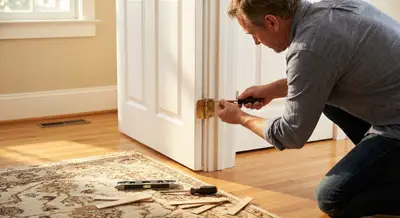 Fix a Wobbly Interior Door So It Closes Smoothly Again