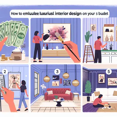 How to Emulate Luxurious Interior Design on a Budget: Your 5-Step Guide