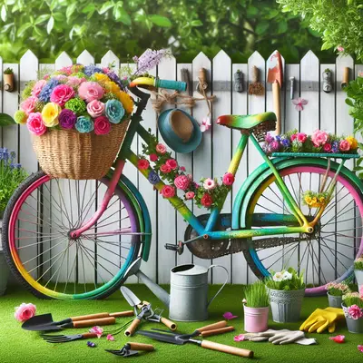 How to Convert Your Old Bike into a Stunning Garden Decor in 5 Simple Steps