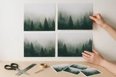 Turn Foggy Forest Vibes Into Wall Art: A DIY Photo Panel Project