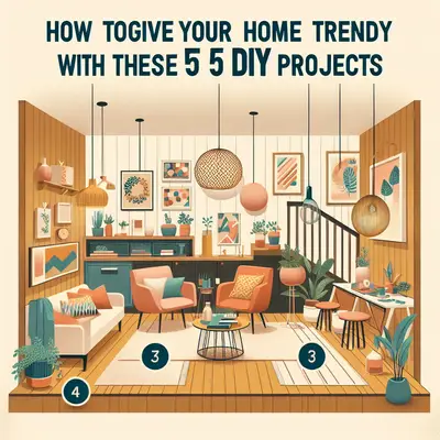 How to Give Your Home a Trendy Makeover with These 5 DIY Projects