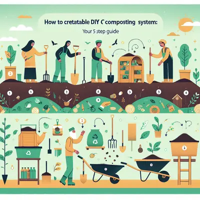How to Create a Sustainable DIY Composting System: Your 5-Step Guide