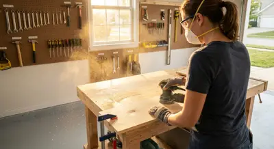 Turn a Cluttered Garage Into a Functional DIY Workshop