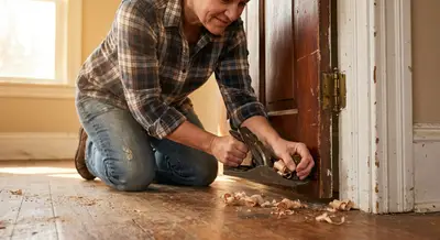 Fix a Sticky Interior Door So It Opens Smoothly Again