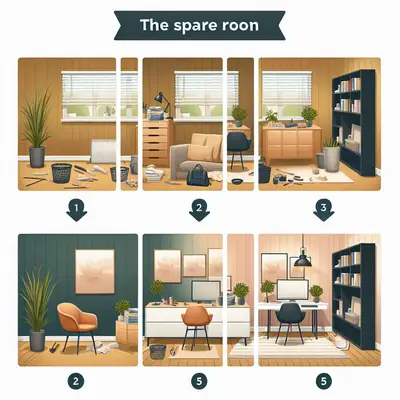 How to Convert Your Spare Room into a Chic Home Office in 5 Easy Steps