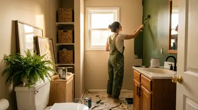 Reset a Tired Bathroom Without Touching the Plumbing